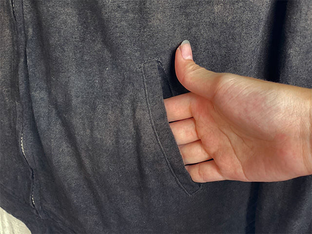 asana ヘンプコットン 厚手 ジャージ トップス・草木染め