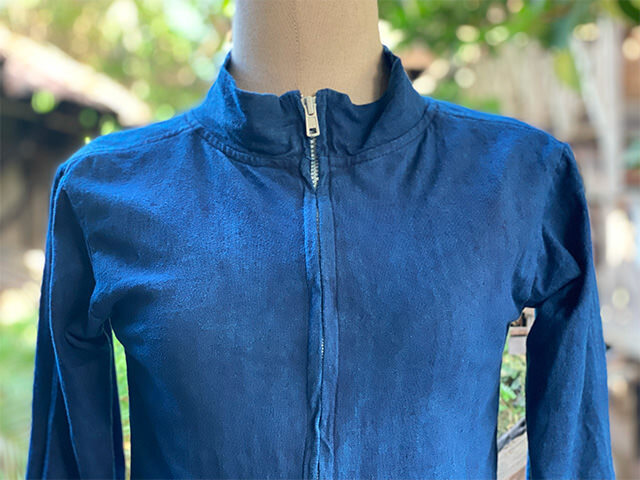 asana ヘンプコットン 厚手 ジャージ トップス・草木染め