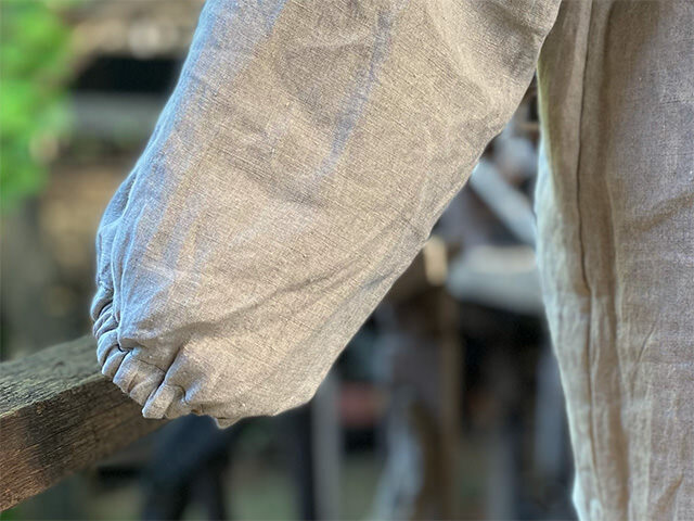 asana HEMP100% ふかふか リバーシブル はんてん・きなり