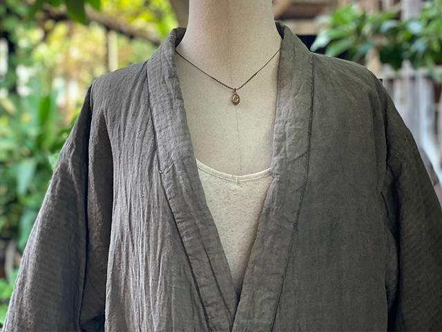 asana HEMP100% ふかふか リバーシブル はんてん・きなり