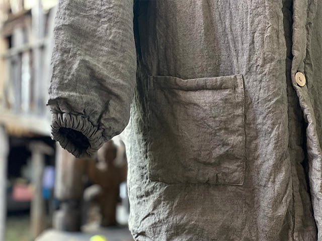 asana HEMP100% ふかふか リバーシブル はんてん・きなり