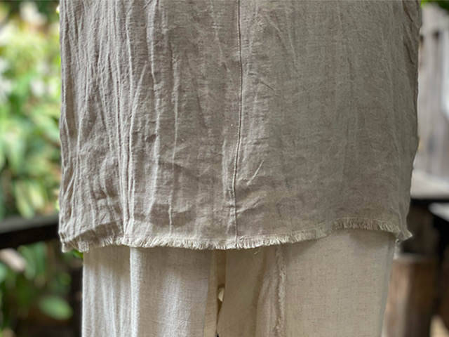 asana HEMP100% ポケット タンク・きなり