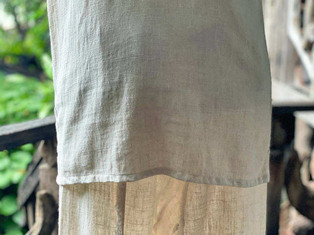 asana HEMP100% テロテロ タンクトップ・きなり