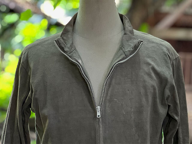 asana ヘンプコットン 厚手 ジャージ トップス・草木染め