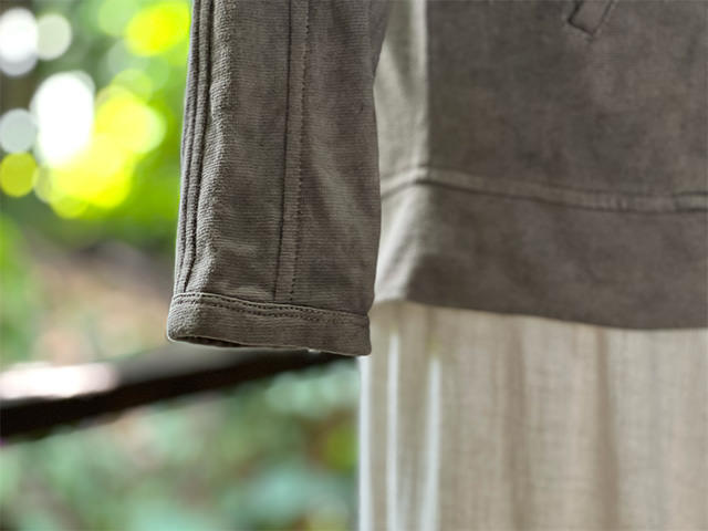 asana ヘンプコットン 厚手 ジャージ トップス・草木染め