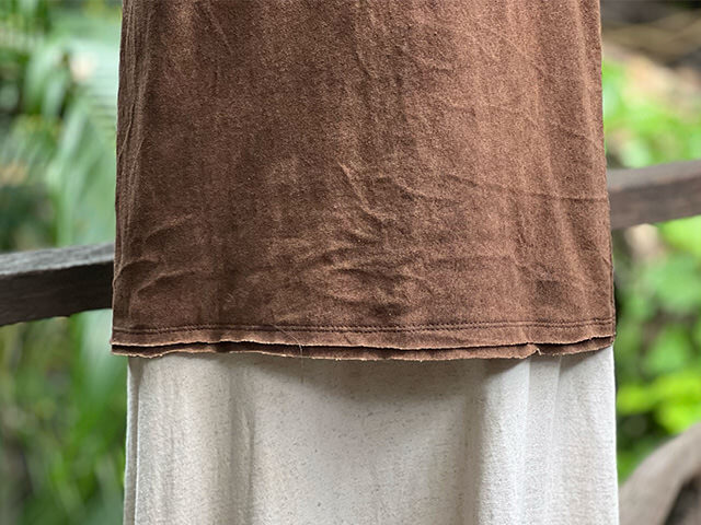 asana 厚手 メンズ タンク・先染め 草木染め