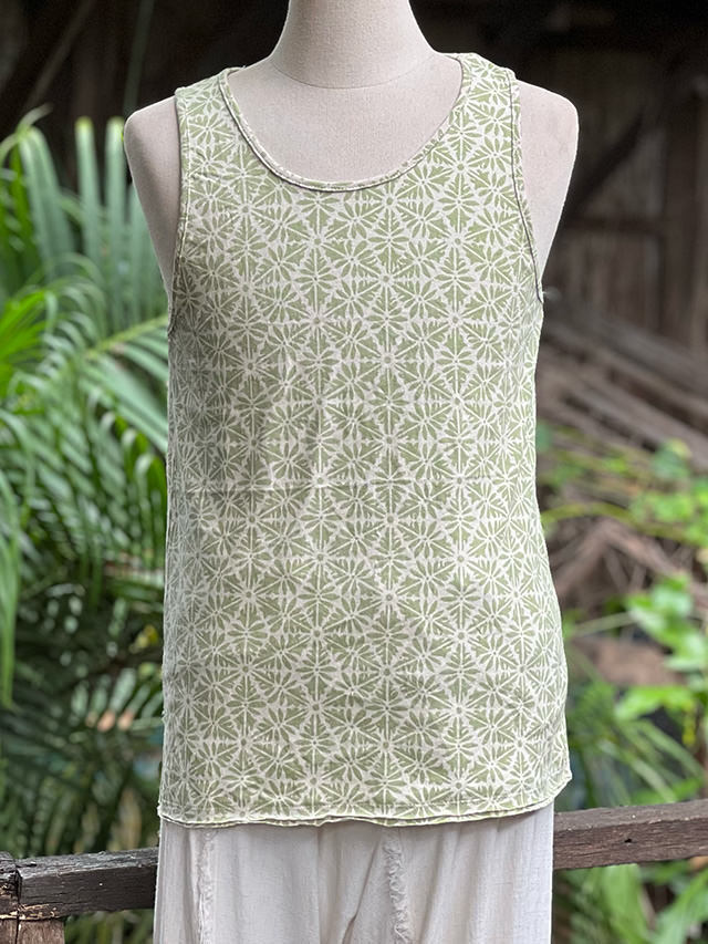 マラヤンペジョスキー　刺繍タンクトップ　Marjan Pejoski アーカイブ マラヤンペジョスキー 刺繍タンクトップ Marjan Pejoski アーカイブ