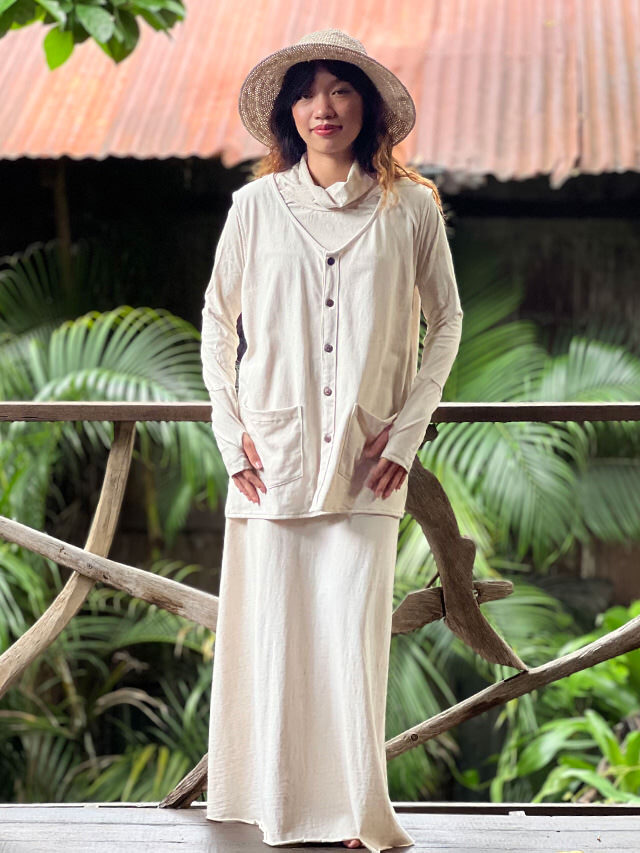 asana ヘンプコットン 厚手 ベスト・きなり【パヤカ オンラインショップ】