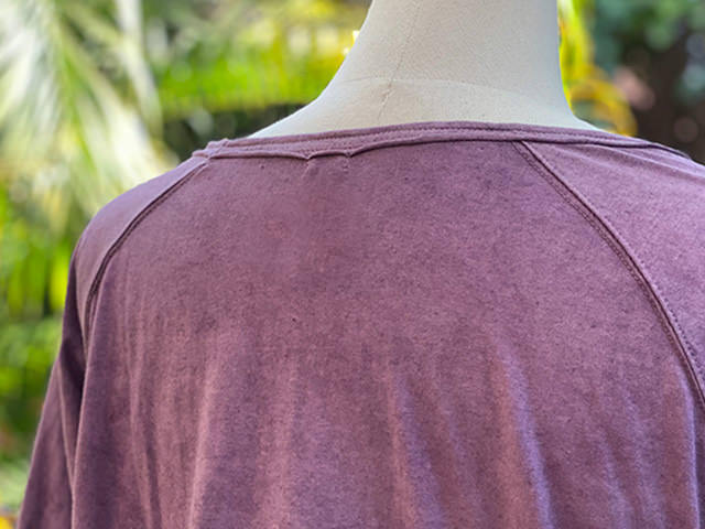 asana ヘンプコットン 薄手 NEW ラグラン ロングスリーブ・草木染め