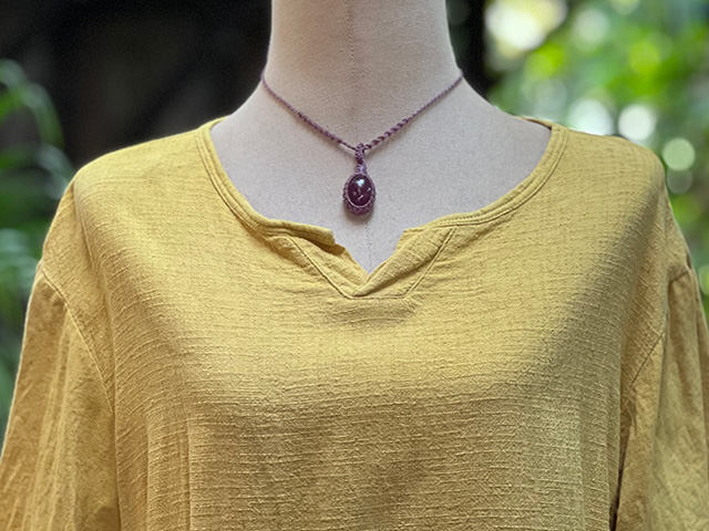 asana ヘンプコットン スウィッチ Tee・草木染め