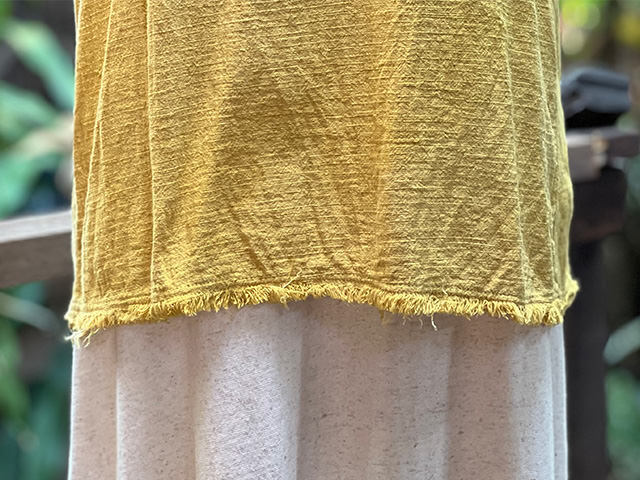 asana ヘンプコットン スウィッチ Tee・草木染め