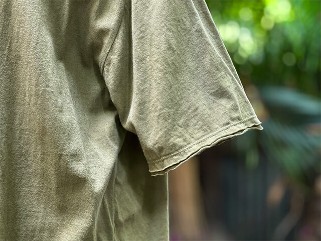 asana ヘンプコットン 薄手 メンズ Tee・草木染め