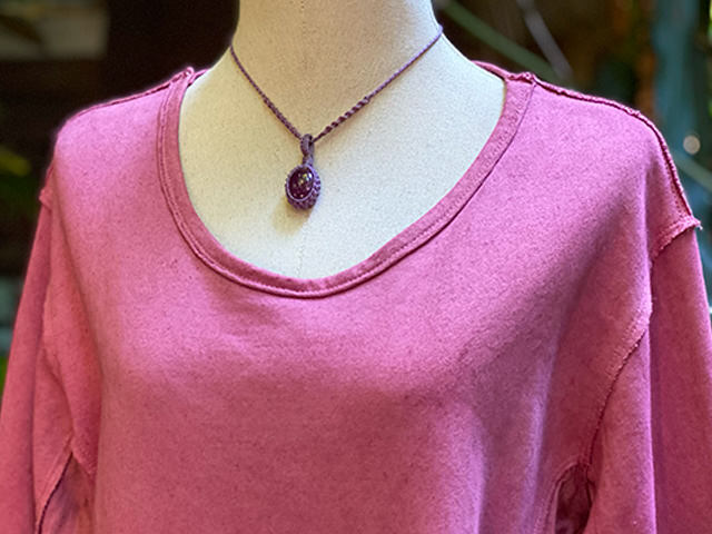 asana ヘンプコットン ふかふか リバーシブル トレーナー・草木染め