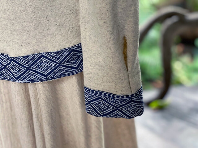 asana ヘンプコットン ふかふか ゆったり フード パーカー・きなり