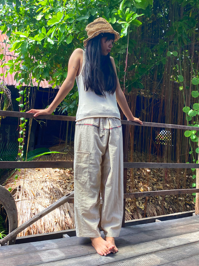 HEMP100% 手縫い パンツ【パヤカ オンラインショップ】