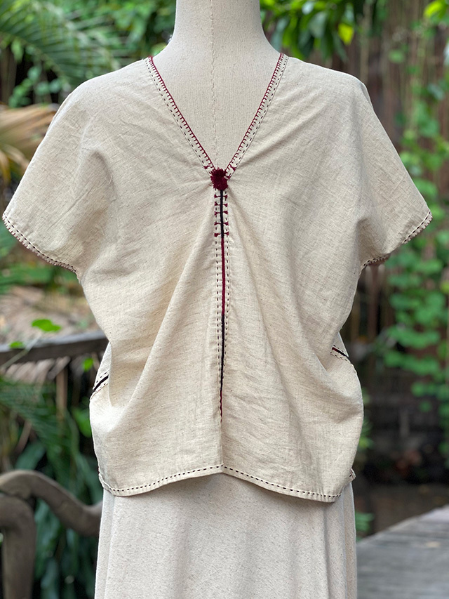 PAYAKA HEMP100% 貫頭衣 チュニック・きなり PAYAKA HEMP100% 貫頭衣 チュニック・きなり - メルカリ