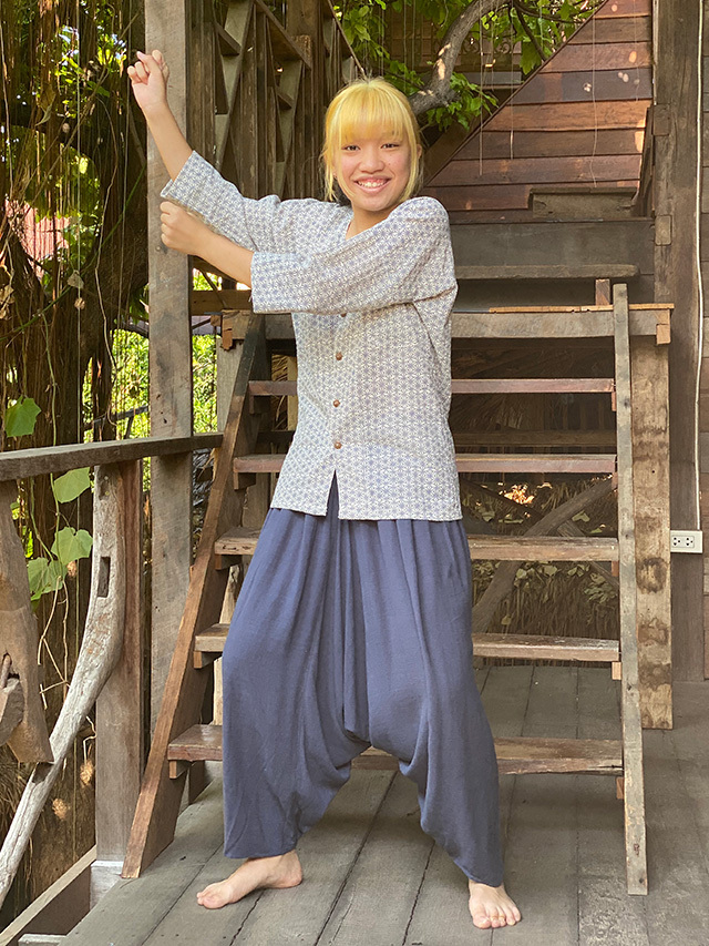 HEMP100% 2WAY サルエルパンツ【パヤカ オンラインショップ】
