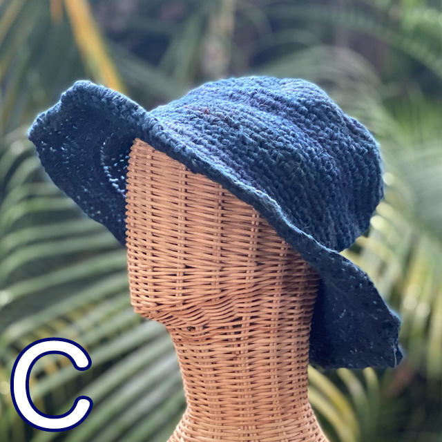 HEMP100% 草木染め ハット