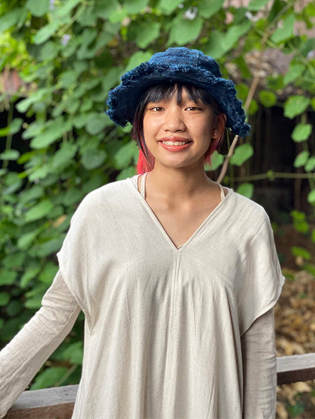 パヤカ HEMP100 フラワ―オブライフ ティアード 草木染 Payaka HEMP100% 草木染め パッチワーク ジャケット【パヤカ オンライン