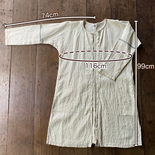 HEMP100% ロングスリーブ カーディガン