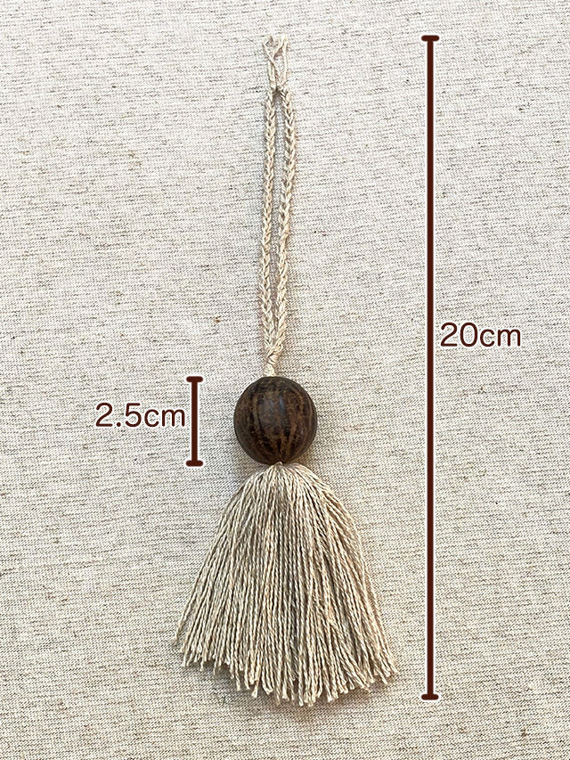 HEMP100% 木の実タッセル