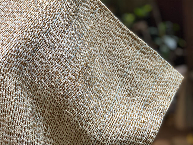 HEMP100% 刺し子 貫頭衣