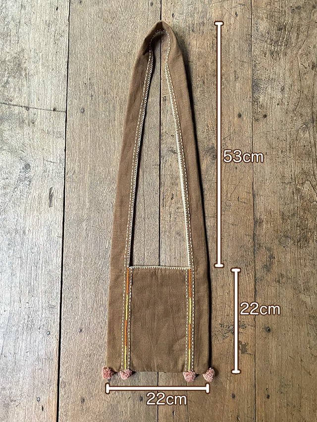 COTTON100% モン族 ショルダーバッグ