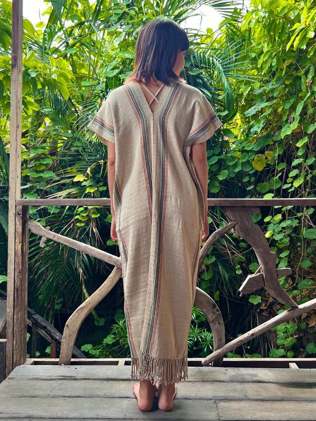 HEMP100% 手織り手縫い 貫頭衣 ワンピース 【パヤカ オンラインショップ】