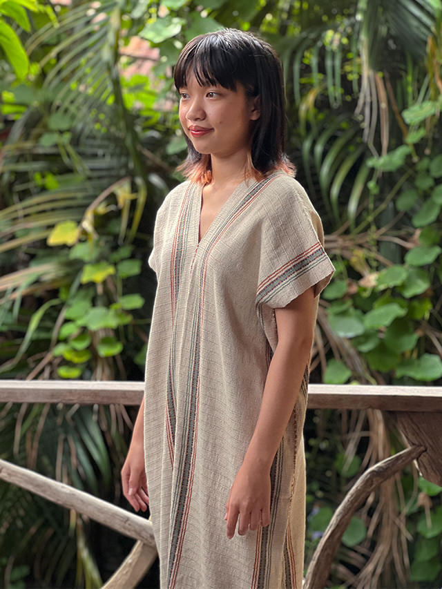 HEMP100% 手織り手縫い 貫頭衣 ワンピース 【パヤカ オンライン