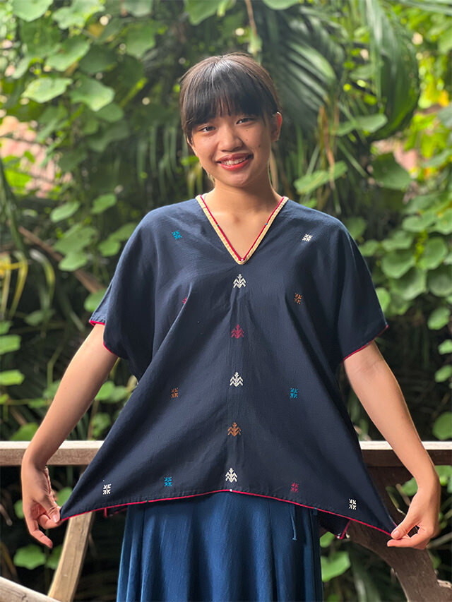HEMP100% NEW ヤオ族 手縫い手刺繍 貫頭衣【パヤカ オンライン