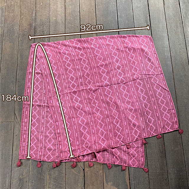 HEMP100% インド織り ふわふわ ショール