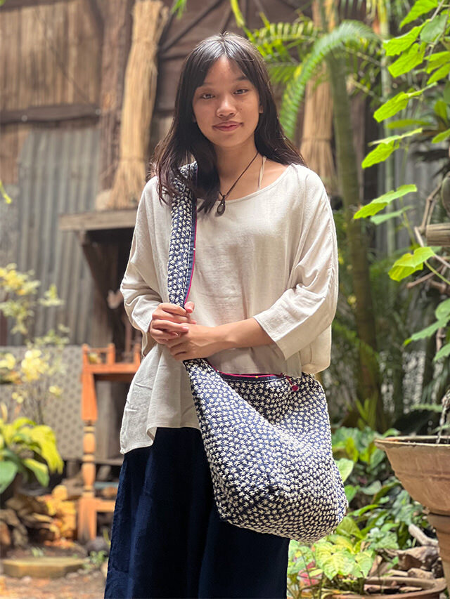COTTON100% ヤオ族 手刺繍 バッグ【パヤカ オンラインショップ】