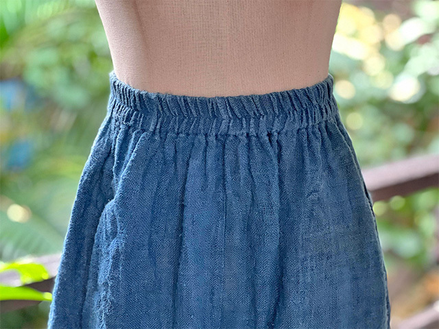 ネパリバザーロの手織り草木染めパンツ HEMP100% 手織り パンツ・草木染め【パヤカ オンラインショップ】