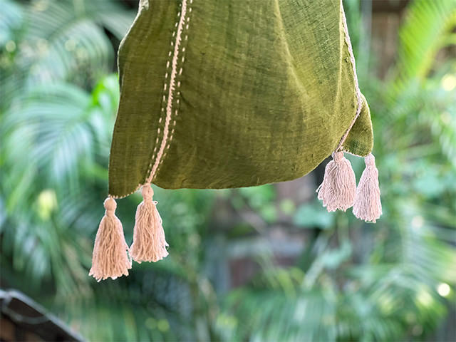 HEMP100% カレン族 ショルダーバッグ 