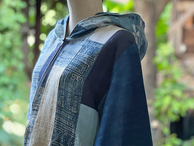 『Mud-Dyed/泥染め』コムデギャルソン輪っか草木染めジャケット F Mud-Dyed/泥染め』コムデギャルソン輪っか草木染めジャケット F