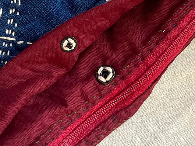 COTTON100% 手刺繍 ポーチ