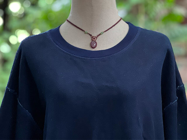 ヘンプコットン ふかふか トレーナー・草木染め