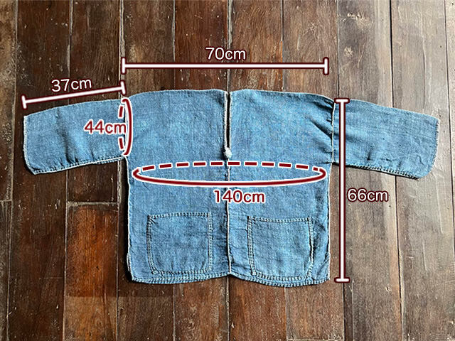 HEMP100% _織り ハンド ステッチ TEE