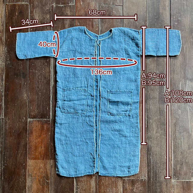 HEMP100% _織り ハンド ステッチ TEE