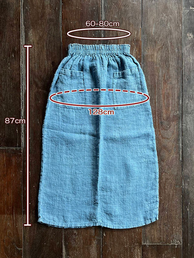 HEMP100% _織り ハンド ステッチ TEE