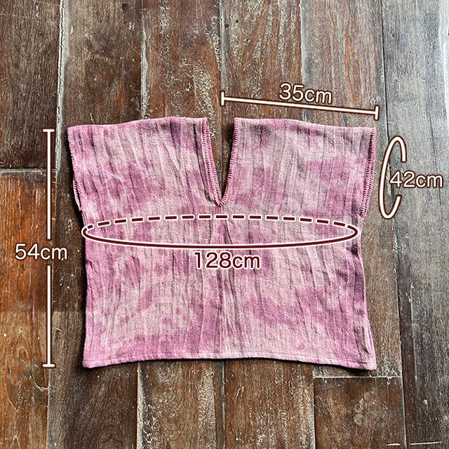 HEMP100% _織り ハンド ステッチ TEE