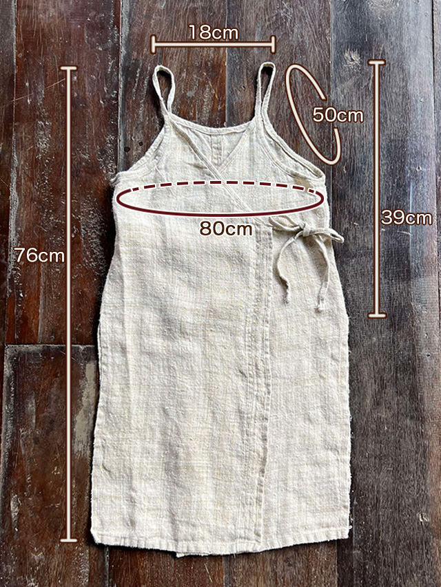 HEMP100% _織り ハンド ステッチ TEE