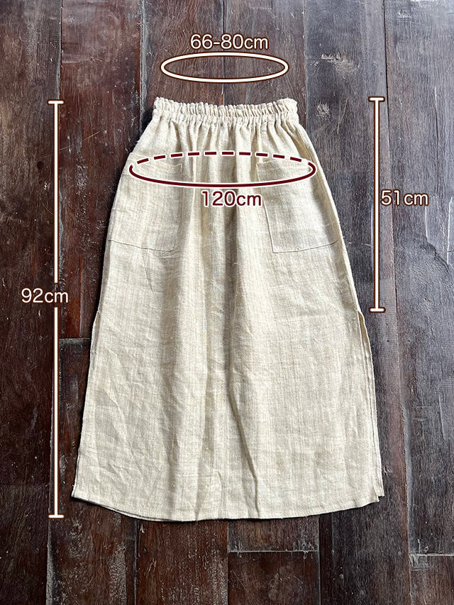 HEMP100% _織り ハンド ステッチ TEE