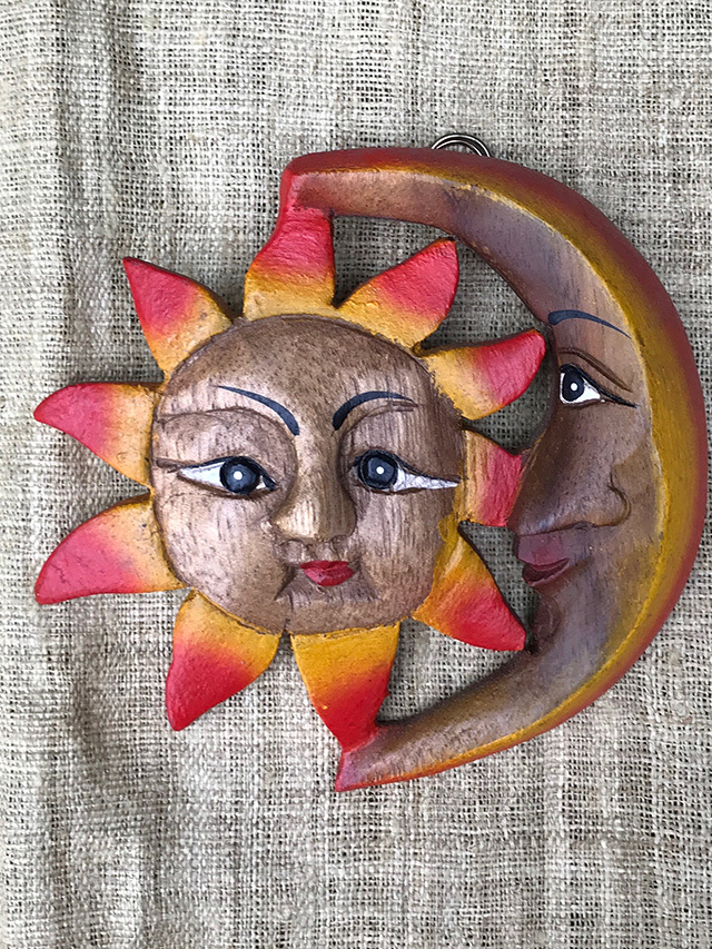 太陽と月の壁飾り【パヤカ オンラインショップ】