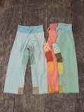 asana KIDS プリントパッチワークパンツ