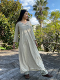 asana カシュクール風 ロングワンピ