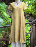 アウトレット品・厚手サイドスリットチュニック草木