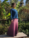 asana ロングスカート・草木染めグラデーション
