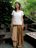 asana スリムTee・きなり