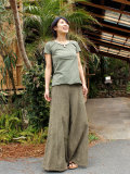 asana スリムTee・草木染め